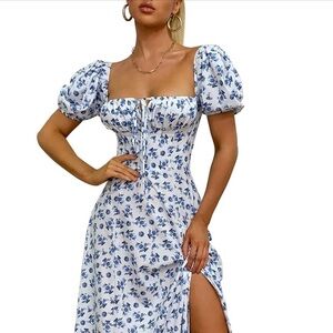 Floral Off-Shoulder Maxi Dress